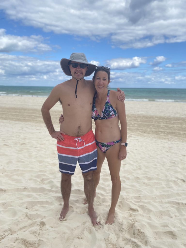 The beach was amazing