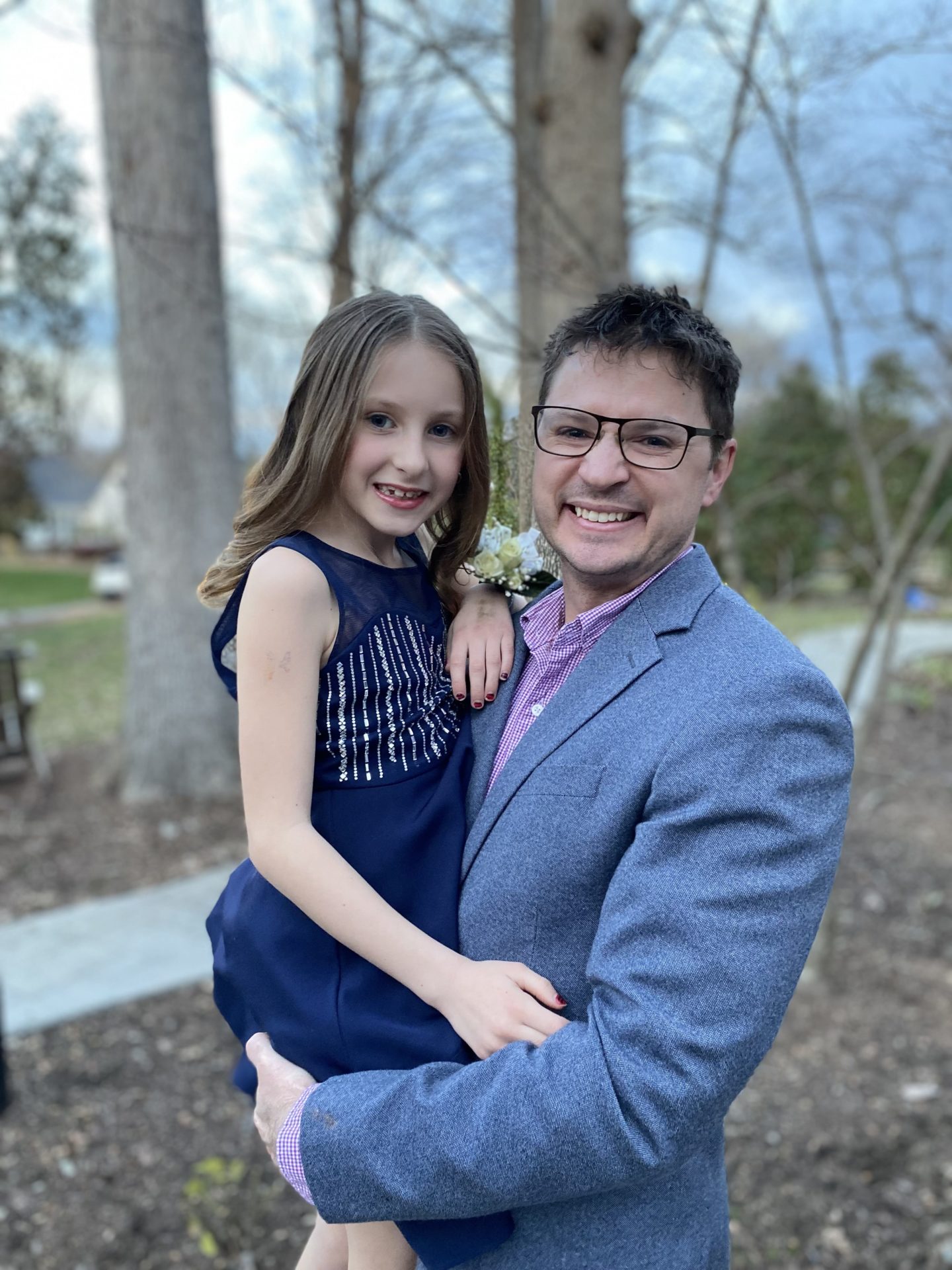 Daddy, daughter, dance-competition weekend