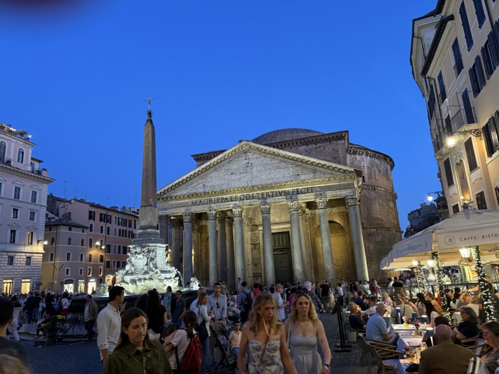 The Pantheon at night