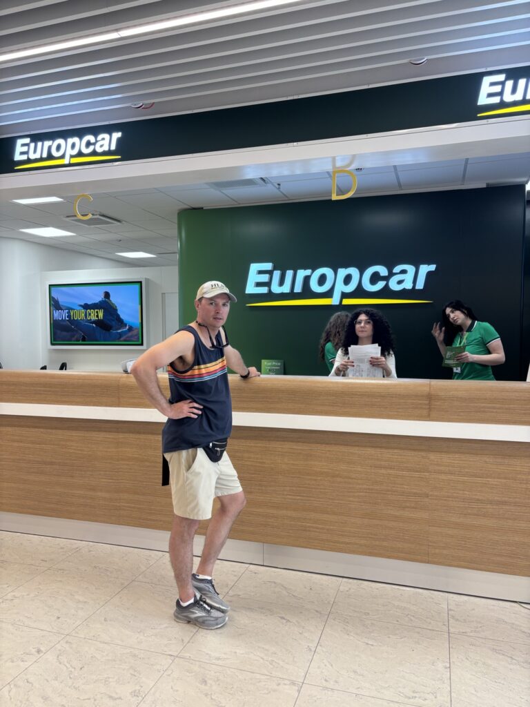 Renting a car in Naples during train strike