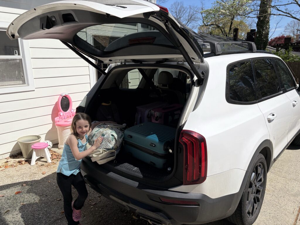 Mercy helping me pack