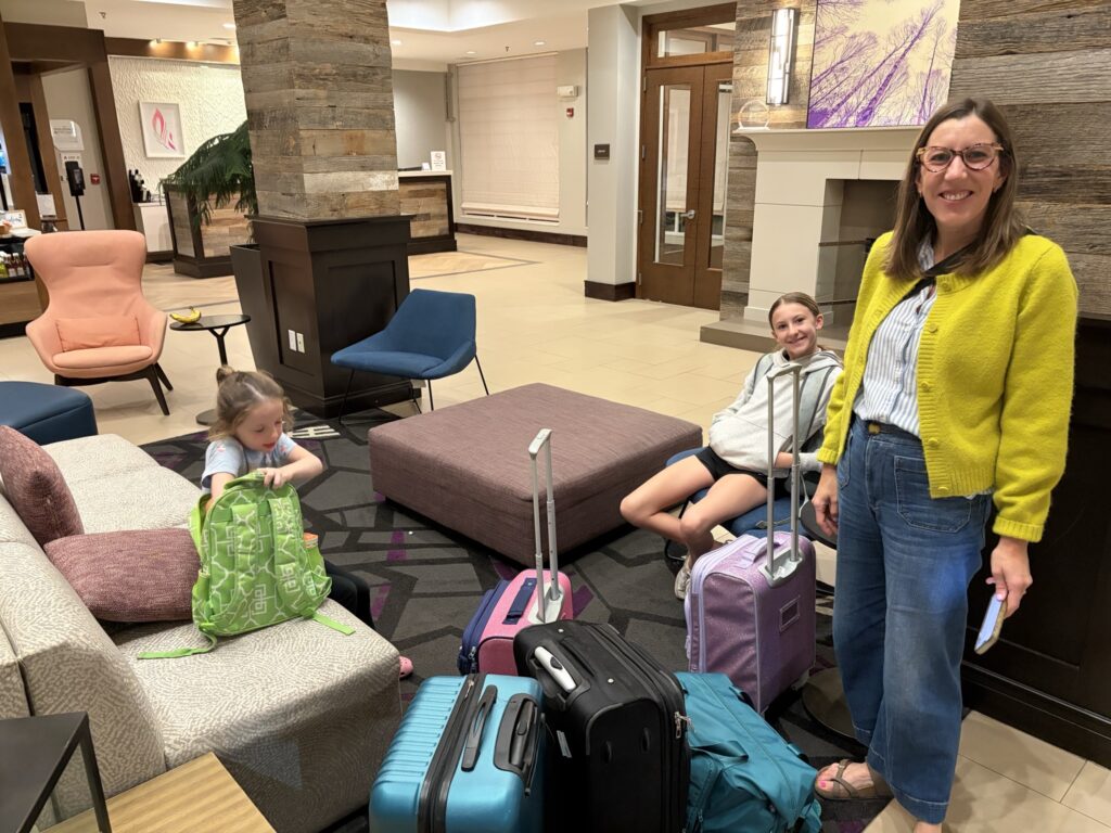 Waiting for hotel transfer